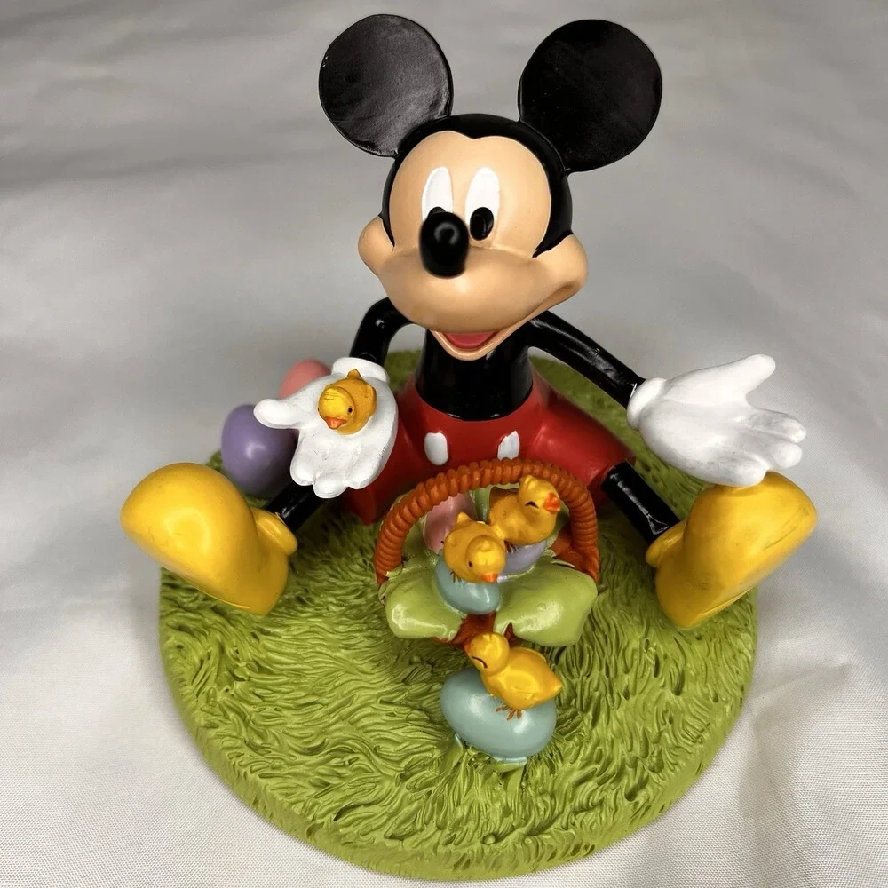 Disney‎ Mickey Mouse Easter Chicks Eggs Figurine Kohl's 2022 Spring Decor